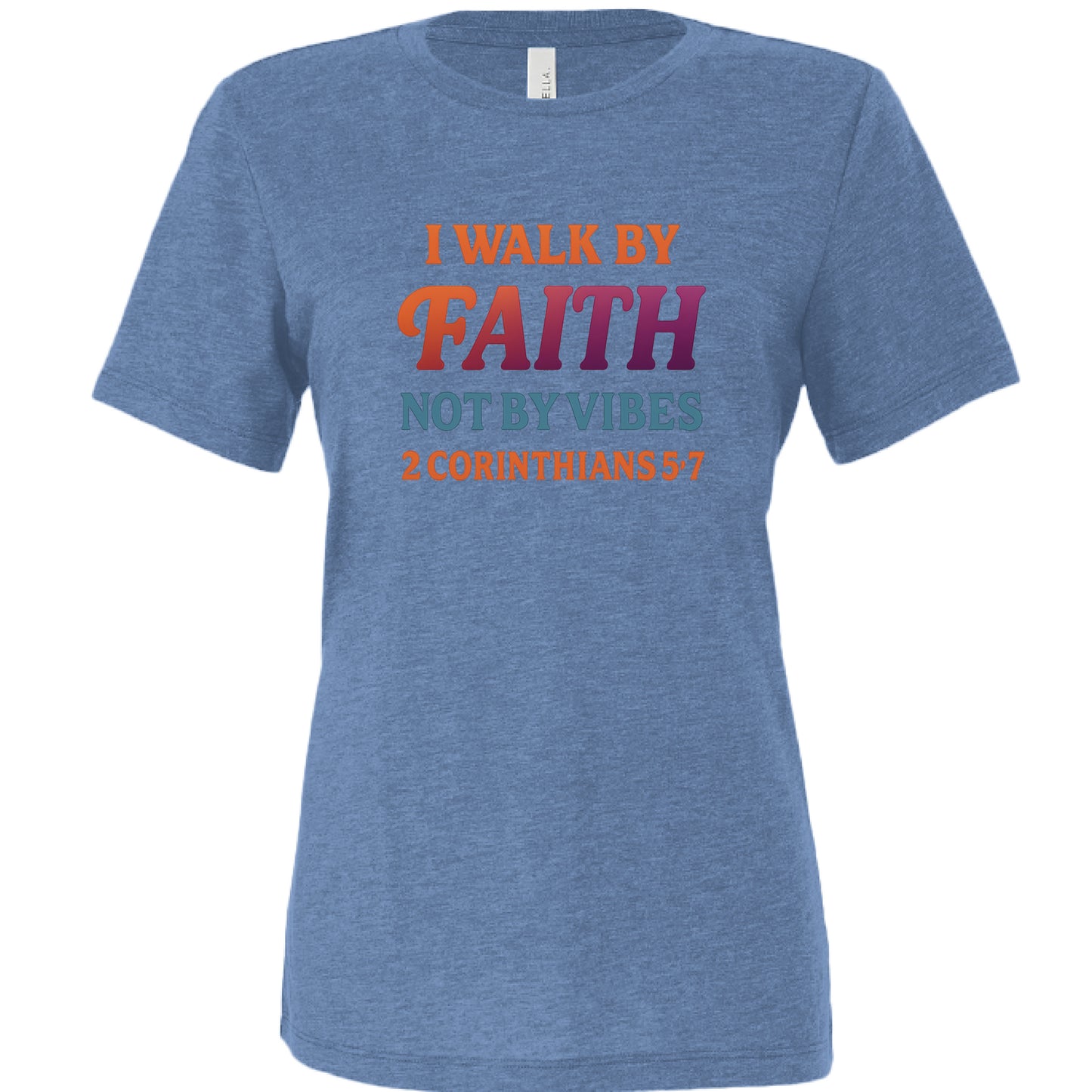 Blue Triblend - FRONT
