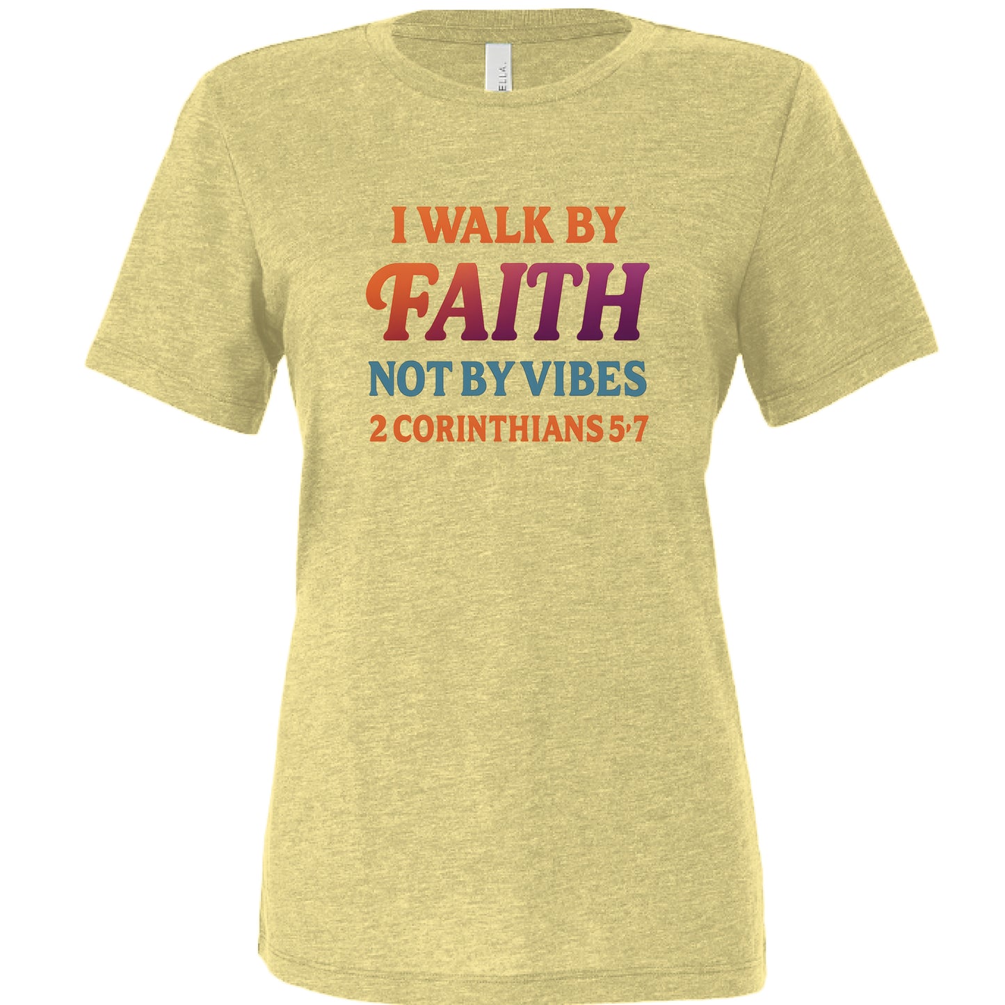 Pale Yellow Triblend - FRONT