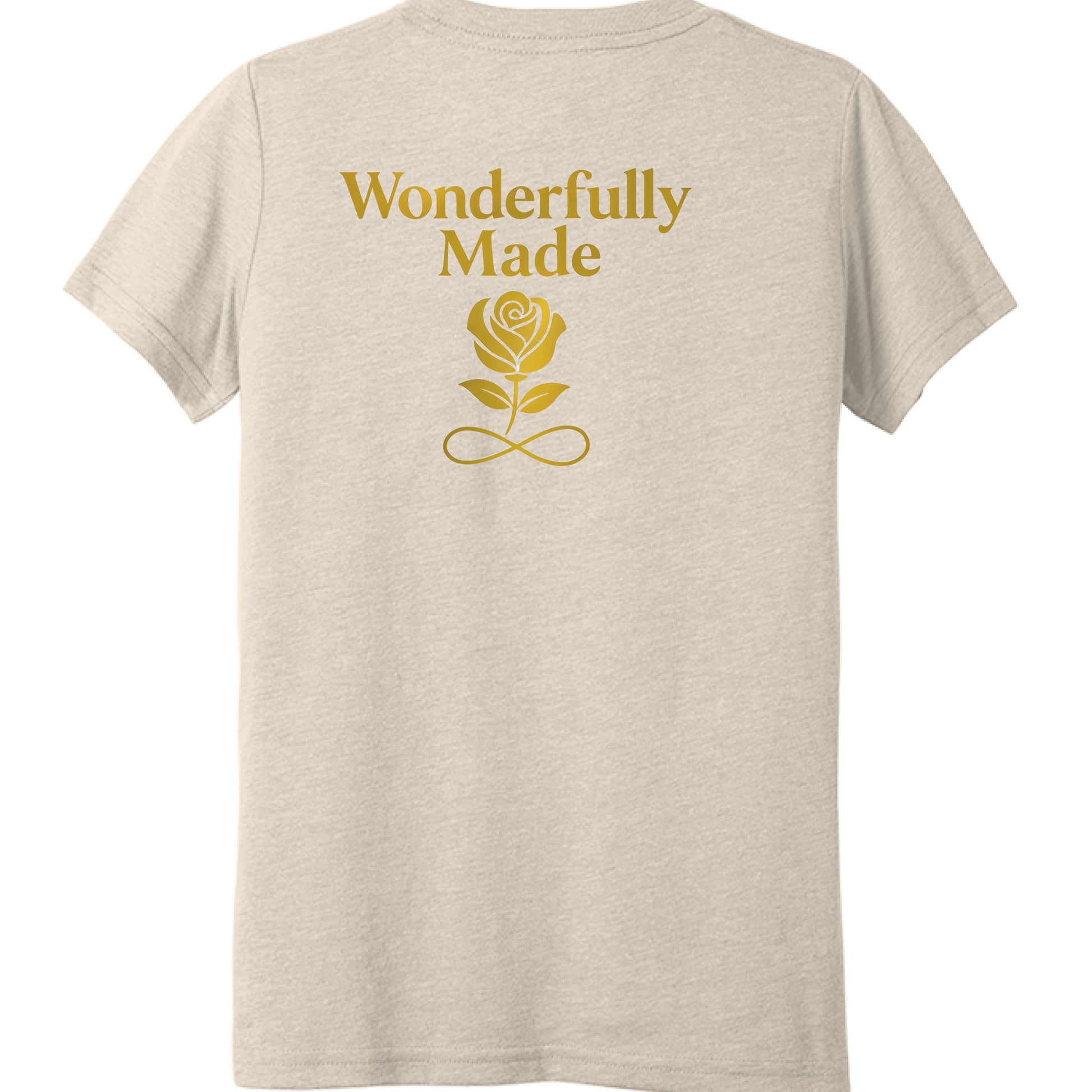 Solid Natural Triblend - BACK